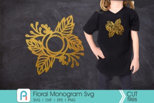 Flower Monogram Vector Graphics for Creative Projects