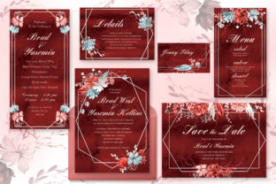 Marsala Wedding Invitation Suite: A Modern Approach to Elegant Invitations